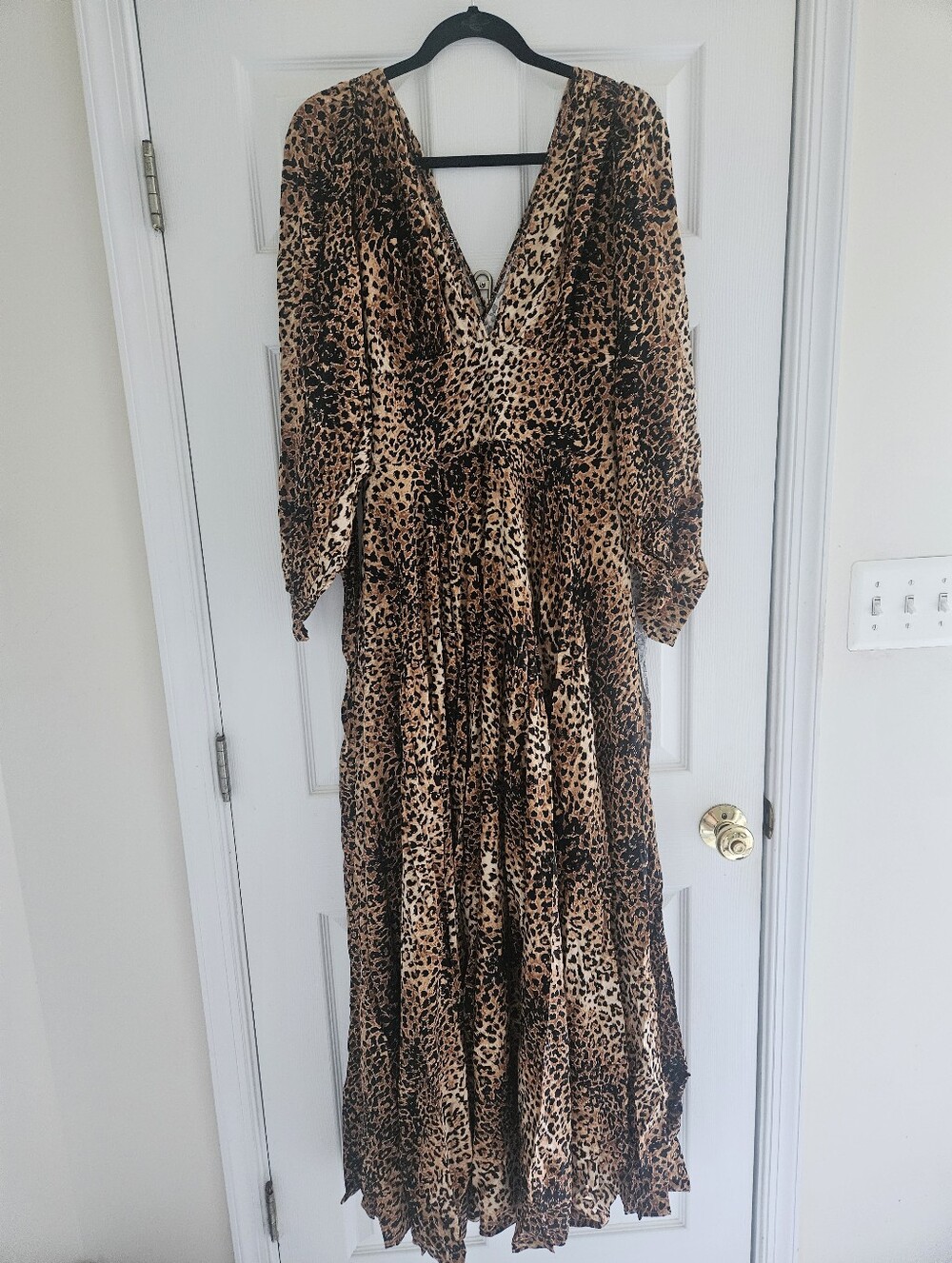Trashy Diva Gene Elegant Leopard Print Maxi Dress